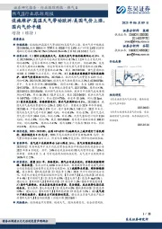 燃气Ⅱ行业跟踪周报：设施维护/高温天气带动欧洲/美国气价上涨，国内气价平稳