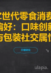 Z世代零食消费偏好：口味创新与包装社交属性