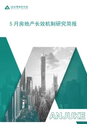 5月房地产长效机制研究简报