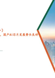 AI系列专题报告（一）：算力：算力基建景气度高，国产AI芯片发展势头良好