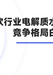 水饮行业电解质水赛道竞争格局白皮书