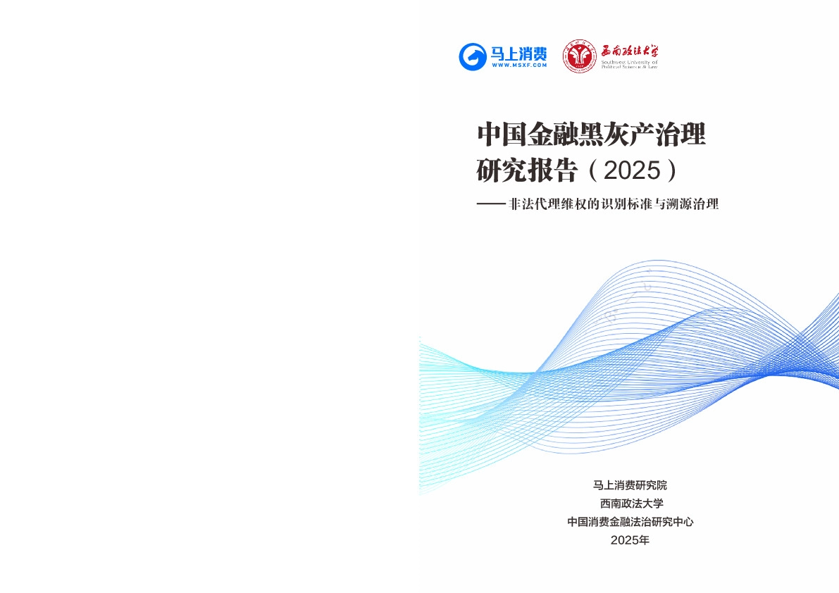 中国金融黑灰产治理研究报告（2025）：非法代理维权的识别标准与溯源治理