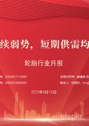 轮胎行业月报：原料价格持续弱势，短期供需均存走高预期