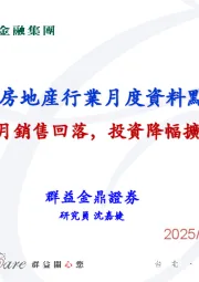 大陆房地产行业月度资料点评：5月销售回落，投资降幅扩大