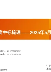 医疗器械：医疗设备月度中标梳理——2025年5月