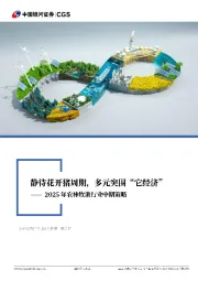 2025年农林牧渔行业中期策略：静待花开猪周期，多元突围“它经济”