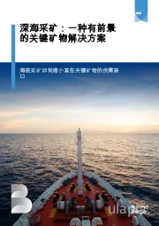 深海采矿：一种有前景的关键矿物解决方案-海底采矿如何缩小某些关键矿物的供需缺口