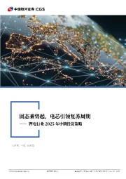 锂电行业2025年中期投资策略：固态乘势起，电芯引领复苏周期