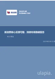 新消费核心反弹可期,持续布局稳健复苏轻工制造