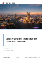 银行业2025年中期投资策略：政策红利与资金裂变，把握银行股下半场