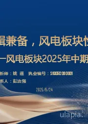 风电板块2025年中期策略：短中长逻辑兼备，风电板块性机会明确