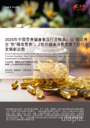 2025年中国营养健康食品行业概览：从“朋克养生”到“精准营养”，Z世代健康消费觉醒下的行业发展新态势