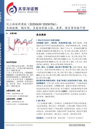 化工新材料行业周报：生物航煤、制冷剂、多晶硅价格上涨，炭黑、维E等价格下滑