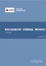 航空行业深度分析:供需将改善,票价或长虹