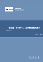 交通运输2025年中期策略报告：“确定性”多点开花，业绩估值各有看点