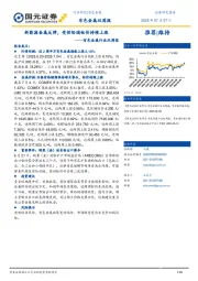 有色金属行业双周报：新能源金属反弹，受供给端钴价持续上涨
