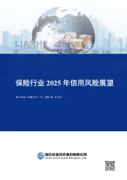 保险行业2025年信用风险展望