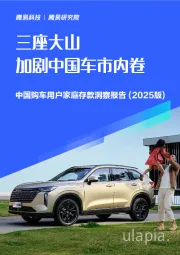 中国购车用户家庭存款洞察报告（2025版）：三座大山加剧中国车市内卷
