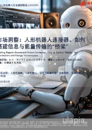 中国人形机器人行业调研简报：市场洞察：人形机器人连接器，如何搭建信息与能量传输的“桥梁”