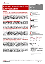 有色月跟踪：掘金亚欧大陆腹地，中亚金属矿产资源全景解析