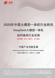 2025年中国大模型一体机行业研究:DeepSeek大模型一体机如何破局行业发展