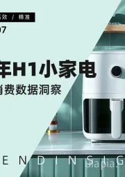 25年H1小家电线上消费数据洞察