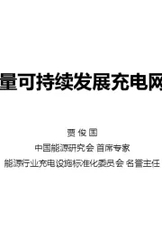 能源行业：构建高质量可持续发展充电网络的思考