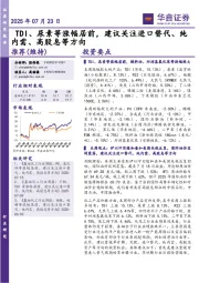 TDI、尿素等涨幅居前,建议关注进口替代、纯内需、高股息等方向