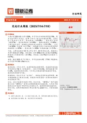 交运行业周报