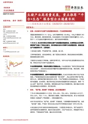 农林牧渔行业周报：生猪产业高质量发展，重点推荐“平台+生态”服务型企业德康农牧