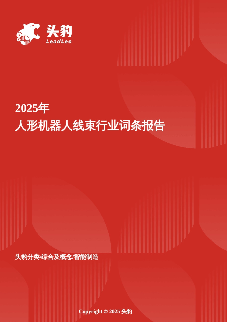 企业竞争图谱：2025年人形机器人线束 头豹词条报告系列