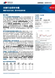 光储行业研究专题:储能行业运行总结,新兴市场发展可期