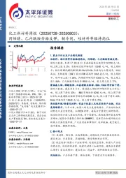 化工新材料行业周报：丙烯腈、己内酰胺价格反弹，制冷剂、硅材料等维持高位