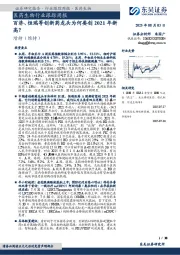 医药生物行业跟踪周报：百济、恒瑞等创新药龙头为何要创2021年新高？