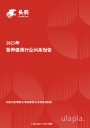 营养健康：多维度需求进发，驱动行业迈向高质量增长 头豹词条报告系列