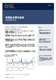 美国黄金需求趋势2025年Q2
