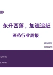 医药行业周报：东升西落，加速追赶