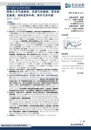 燃气Ⅱ行业跟踪周报:预期8月气温转热,美国气价微涨;需求恢复缓慢,海陆竞争加剧,国内气价回落