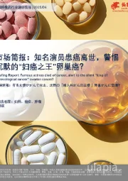 市场简报：知名演员患癌离世，警惕沉默的“妇癌之王”卵巢癌？