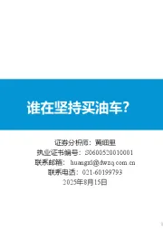 谁在坚持买油车？