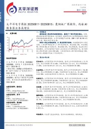 电子行业周报:覆铜板厂商提价,鸿海AI服务器业务高增长