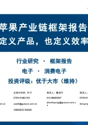 苹果产业链框架报告：定义产品，也定义效率