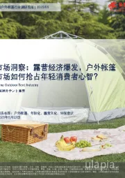 市场洞察：露营经济爆发，户外帐篷市场如何抢占年轻消费者心智？