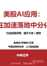 美股AI应用：在加速落地中分化