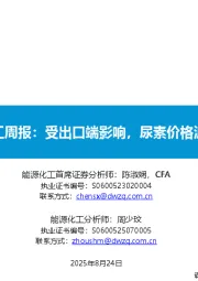 基础化工周报：受出口端影响，尿素价格波动运行