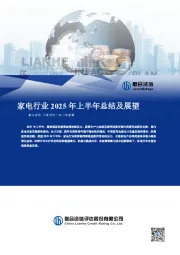家电行业2025年上半年总结及展望