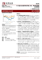 新材料行业月报：8月基本金属价格多数上涨，新材料指数走势较强