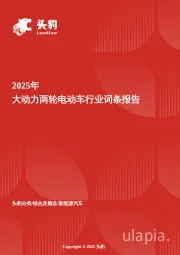 大动力两轮电动车：大动力电动车破局提速，开启高效出行新纪元 头豹词条报告系列