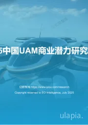 2025中国UAM商业潜力研究报告