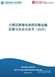 大湾区跨境电商供应链金融发展与安全白皮书（2025）